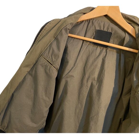 BLANKNYC Army Green Men’s Cotton Utility Jacket w/ Zip, Pockets, Collar Sz. S - Picture 7 of 10